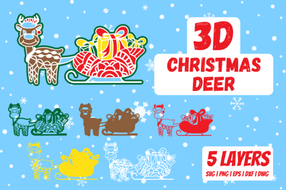 3D Christmas Deer: The Ultimate Digital Asset for Festive Creations
