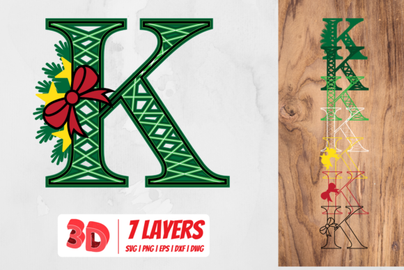 3D Christmas Letter K: Your Ultimate Guide to Downloading and Crafting the Perfect Holiday Monogram