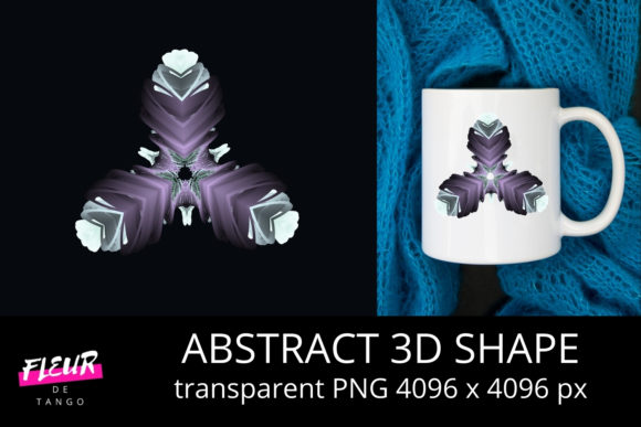 Abstract 3D Shape V.26 for Creative Projects