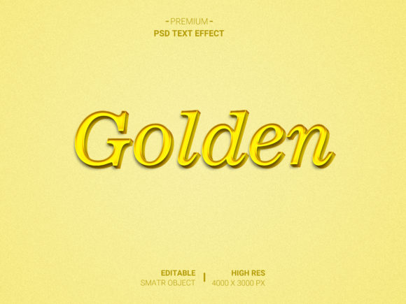 Golden 3D Text Effect: A Practical Evaluation for Professional Designers