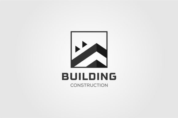 Minimalist Building Logo Symbol Design for Modern Brands
