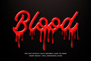 Transform Your Designs with the Blood 3D Text Effect Mockup: A Comprehensive Guide