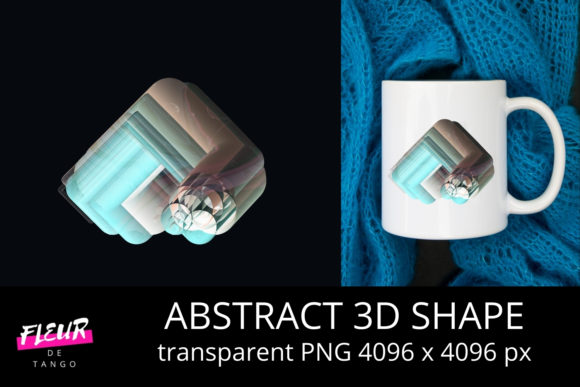 Unlocking Creative Potential with Abstract 3D Shape V.17