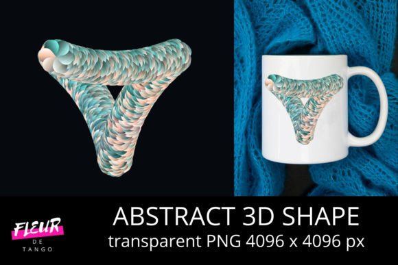 Unlocking Creative Potential with Abstract 3D Shape V.18